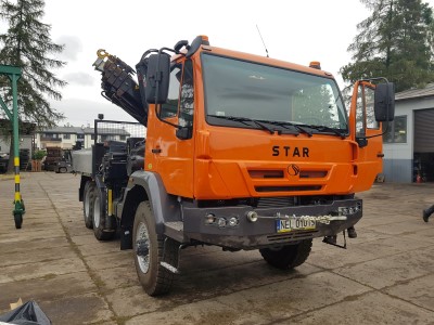 STAR 266 Modernizacja MAN - zuraw HIAB